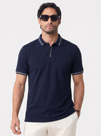 Men’s Signature Luxe Navy Polo T-Shirt