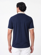 Mens Navy Blue Premium Polo Tshirt