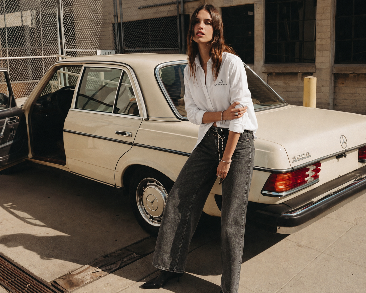 Slim Fit Solid White Scooter Linen Long-Sleeve Shirt