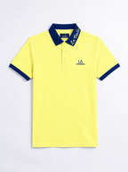 Mens Luxury Lemon Yellow Polo T-Shirt