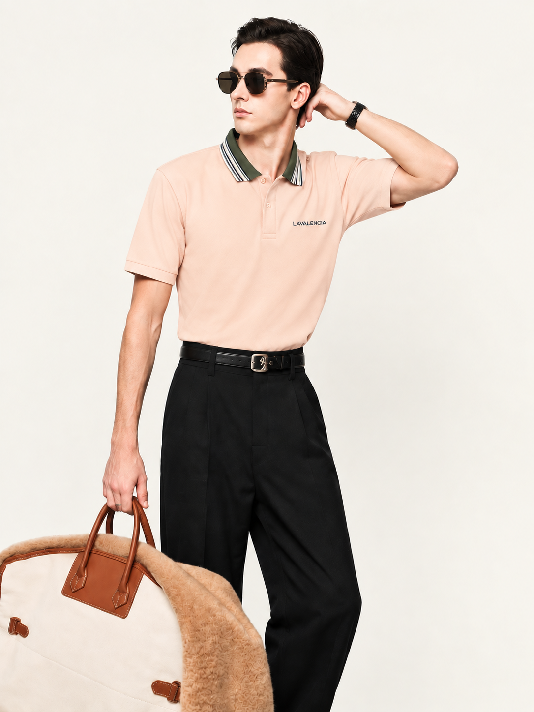 Mens Signature Peach Edition Polo Tshirt